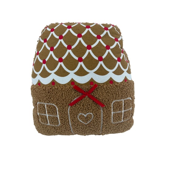 Gingerbread House Pillow Christmas Holiday Plush Home Decor Cute Target - Picture 1 of 5